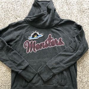AHL women’s Cleveland Monsters cowlneck sweatshirt